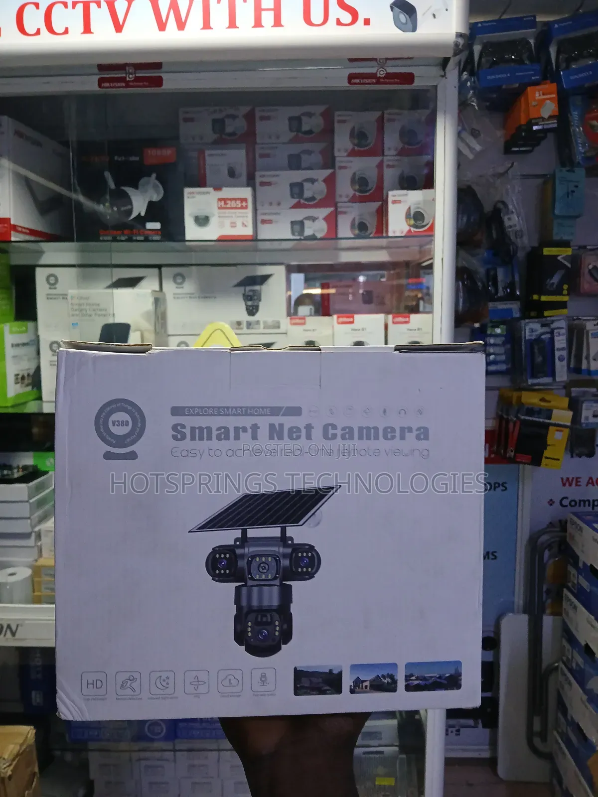 V380 4g Solar Powered CCTV Camera