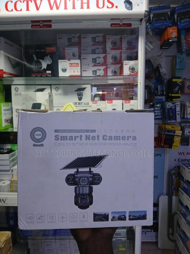 V380 4g Solar Powered CCTV Camera - thumbnail 4