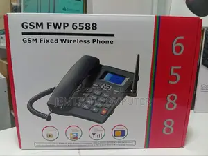 GSM FWP 6588 Fixed Wireless Phone - With Sim Card Slot, Caller Id