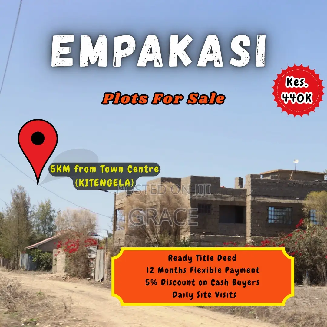 Prime 1/8th Acre Plots for Sale in Empakasi, Kitengela