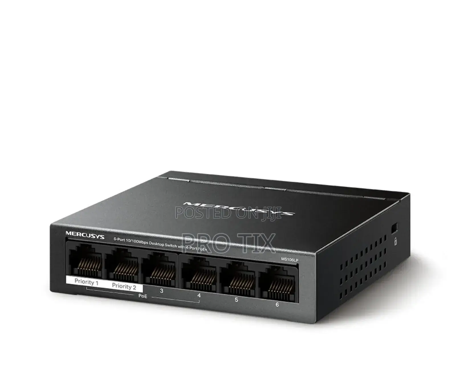 Mercusys 6-Port 10/100mbps Desktop Switch With 4-Port Poe+ -Tl-Ms106l