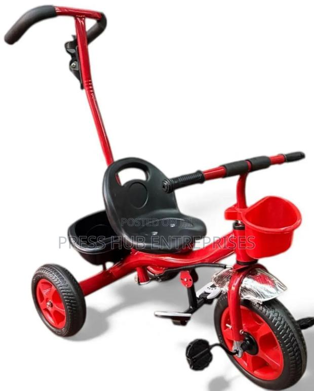 Tricycle With Push Handle. - main view
