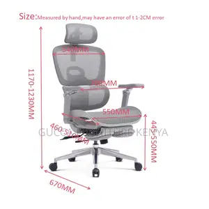 Ergonomic Office Swivel Chair With Footrest