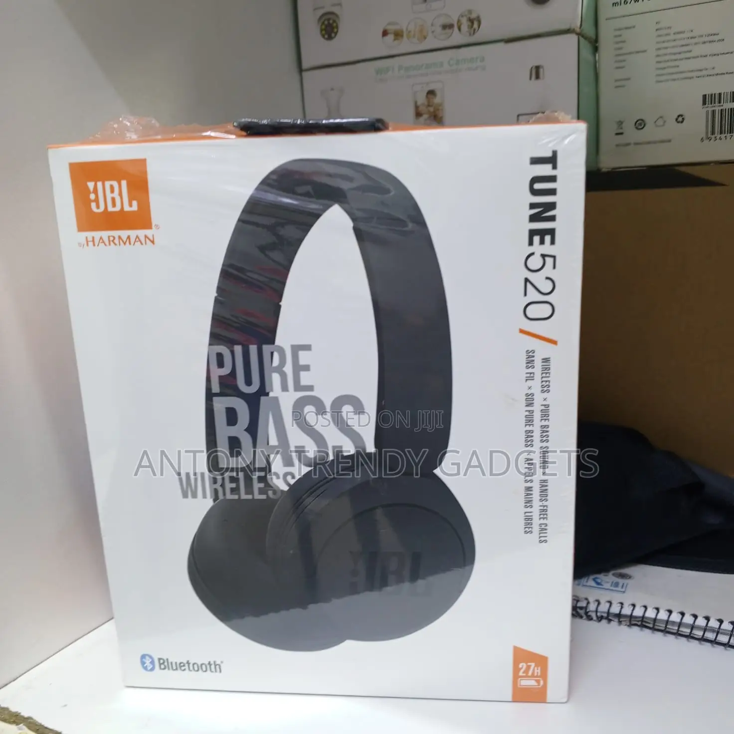 Jbl Tune 520 Bluetooth On-ear Headphones 27h Battery