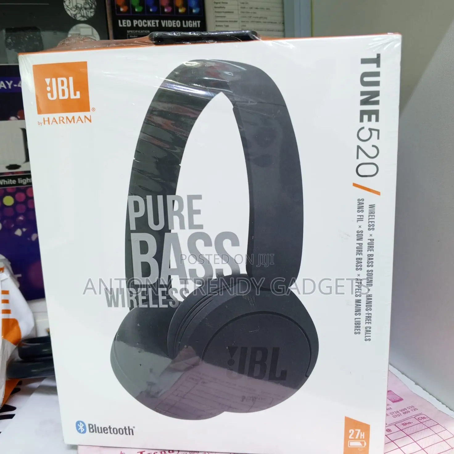 Jbl Tune 520 Wireless On-ear Music Headphones