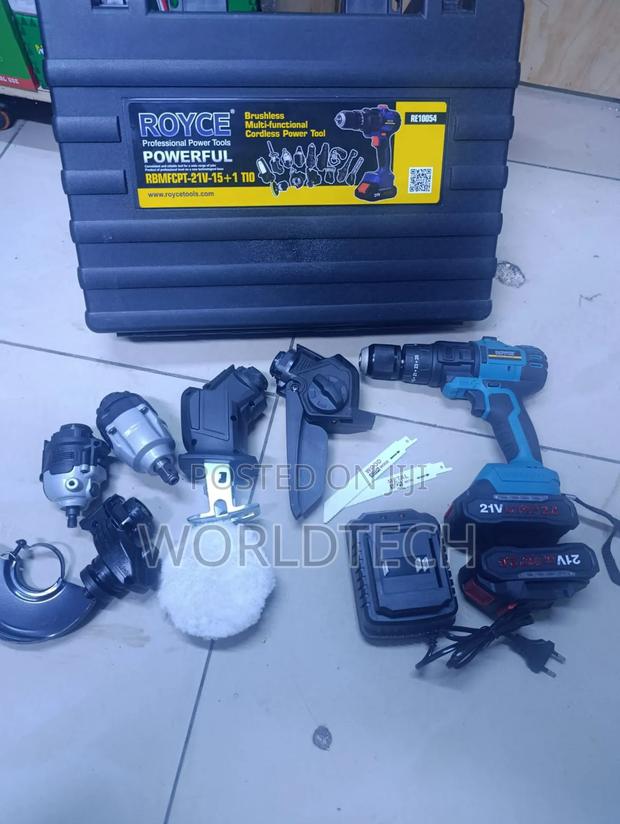 6 in 1 Cordless Drill Combo Set / Multifunction Cordless Set