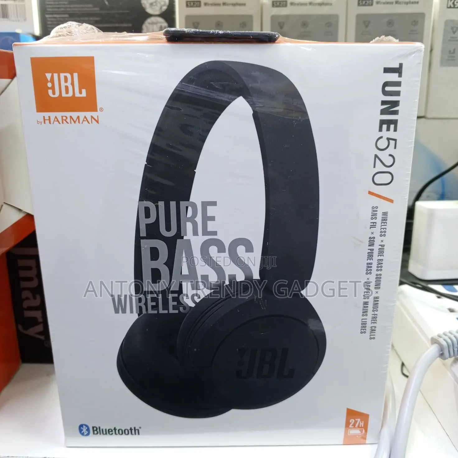 Jbl Tune 520 Wireless Bluetooth Headphones