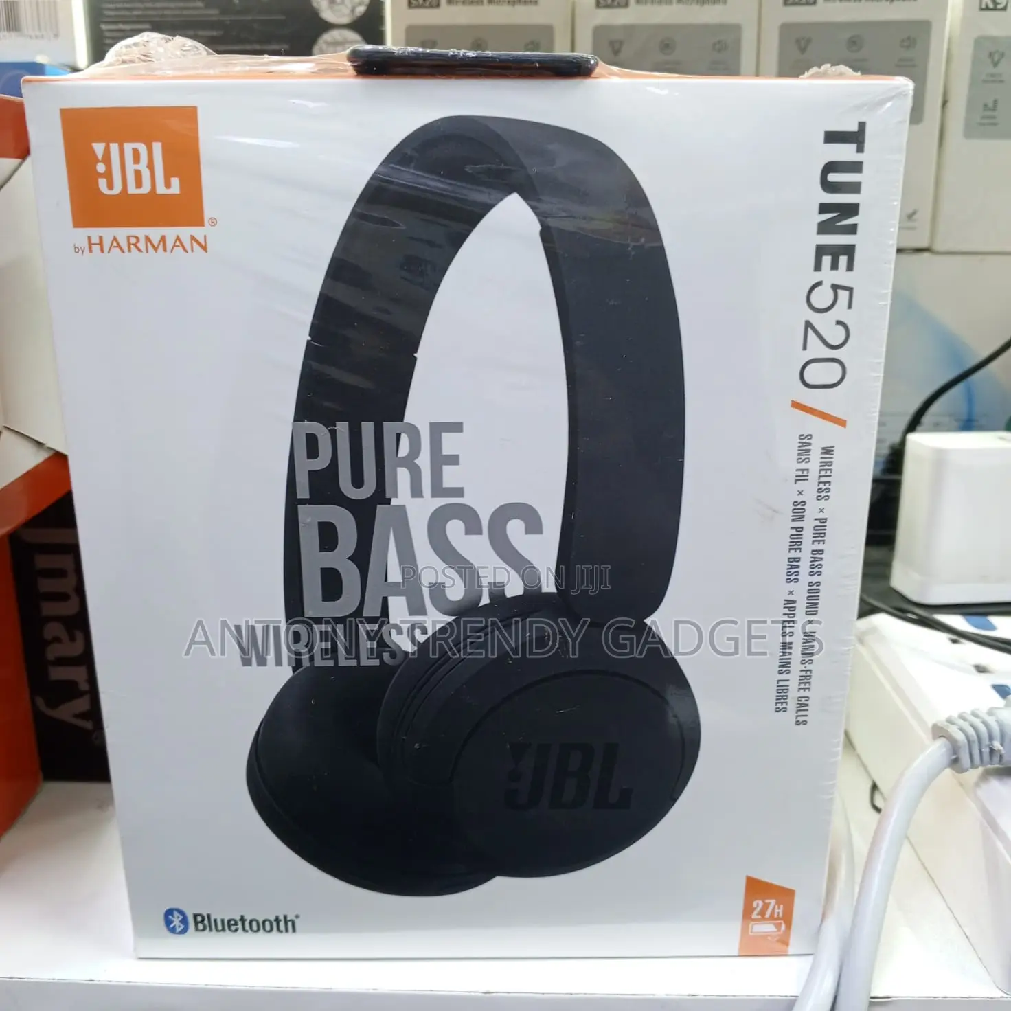 Jbl Tune 520 Wireless Bluetooth Headphones