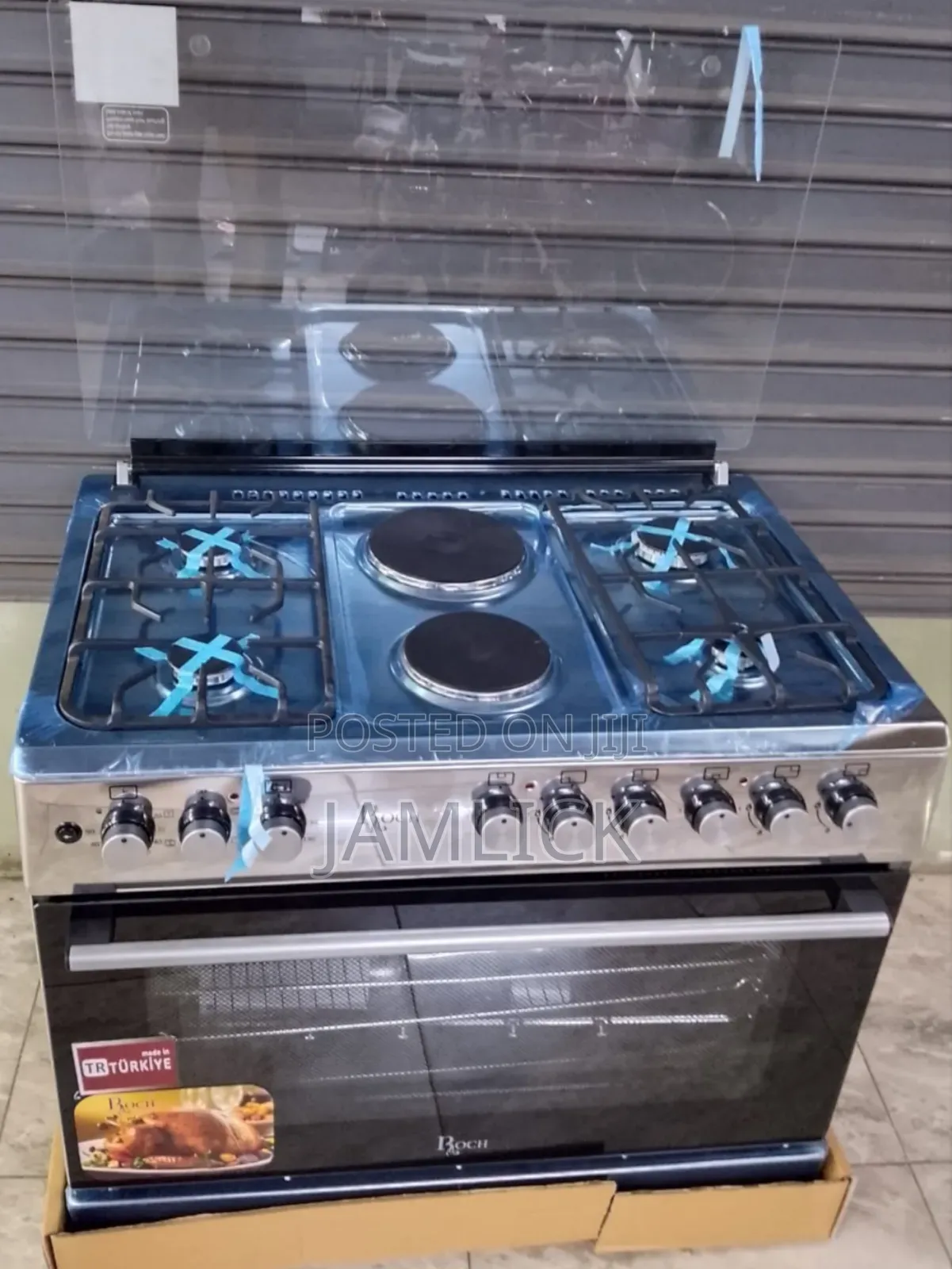 Roch Gas Cooker 90×60 Cm – 4g + 2e Plates - Sw