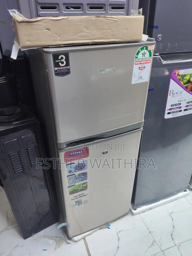 Ecomax Brown Double Doors Fridge