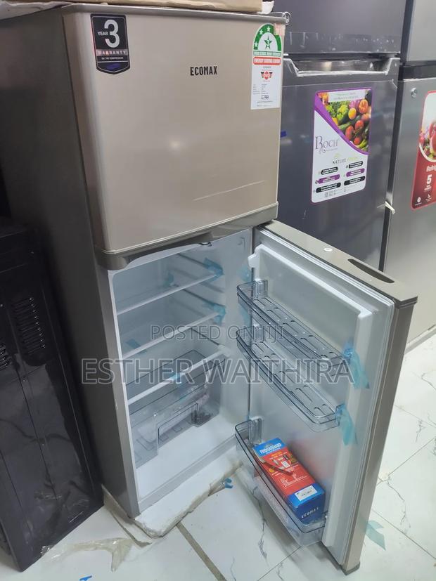 Ecomax Brown Double Doors Fridge - thumbnail 2