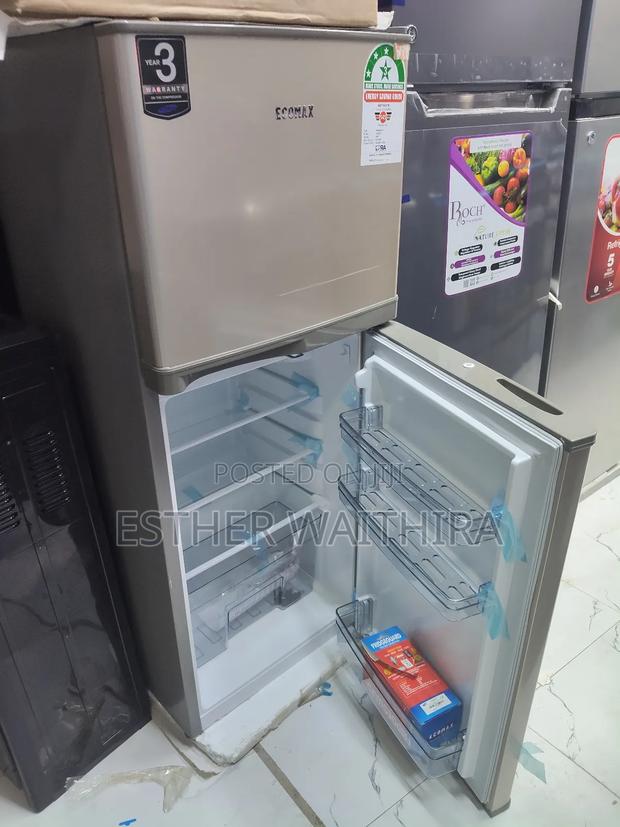 Ecomax Brown Double Doors Fridge - thumbnail 4