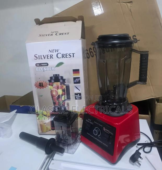 2 in 1 Silver Crest Blender Jug Capacity 4 LTRS - main view