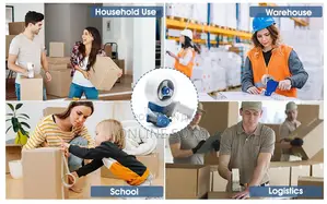 Heavy Duty Packing Tape Dispenser Gun – 2” Box Sealing Tape Cutter