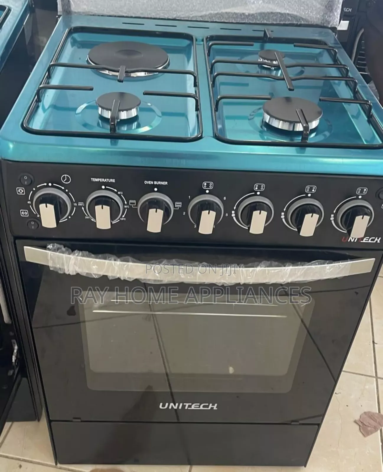 Unitech 3g+1electric Plate 60*60cm Standing Cooker