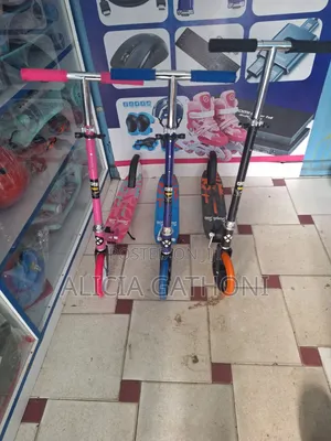 Two Wheels Metallic Scooter