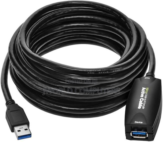 Vention Usb 3.0 a Male to a Female Extension Cable 1m Black PVC Type