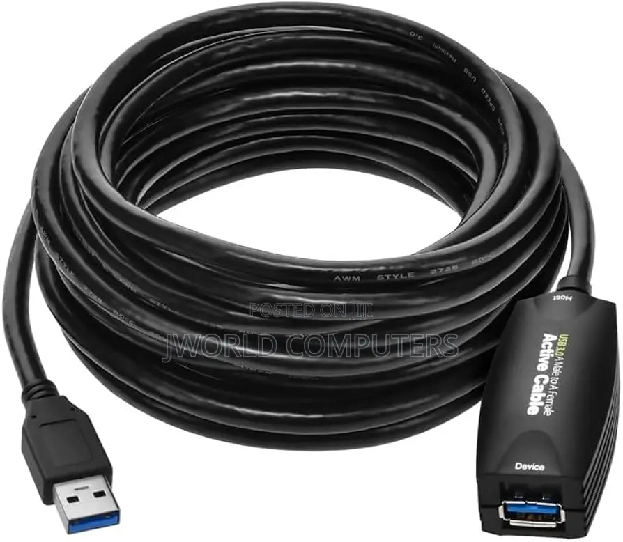 Vention Usb 3.0 a Male to a Female Extension Cable 1m Black PVC Type