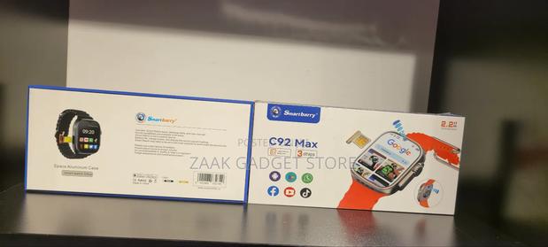 Smart Barry C92 Max Smartwatch – 2.2" Hd, Dual Cam, Sim, 3 Straps Plus - thumbnail 5