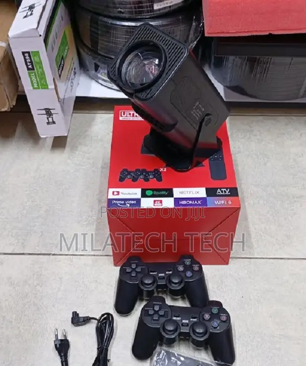 Smart Android Projector With Game Controllers