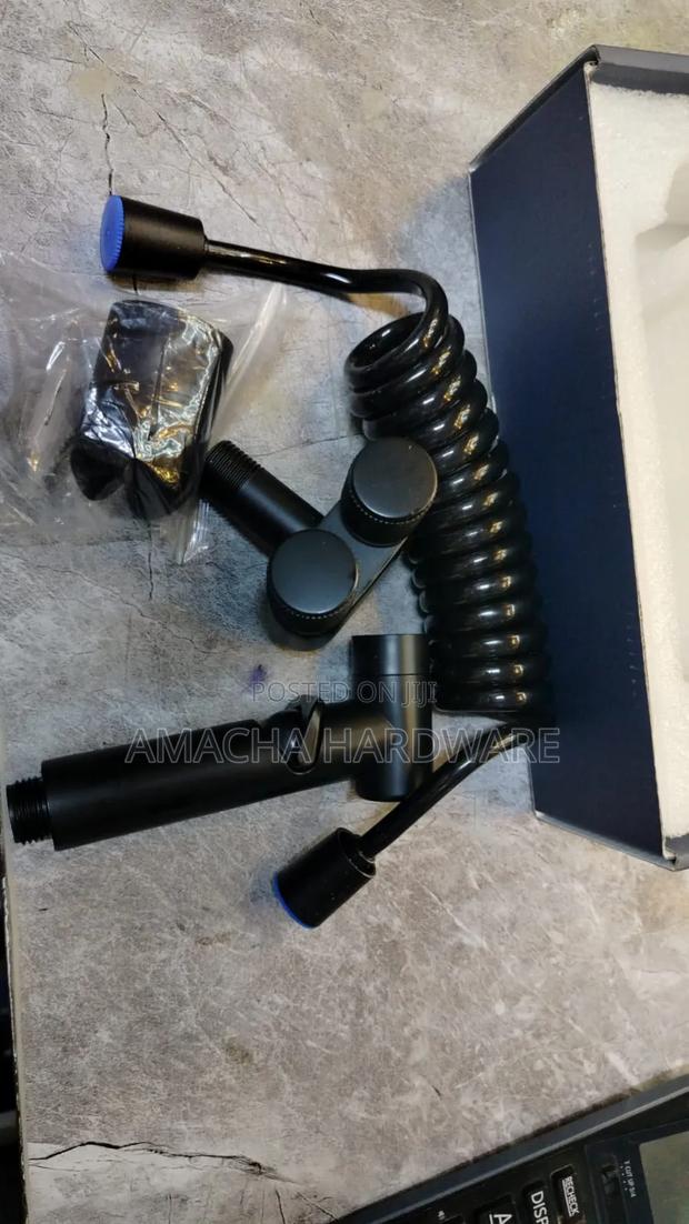 2 Way Black Arabic Shower - main view