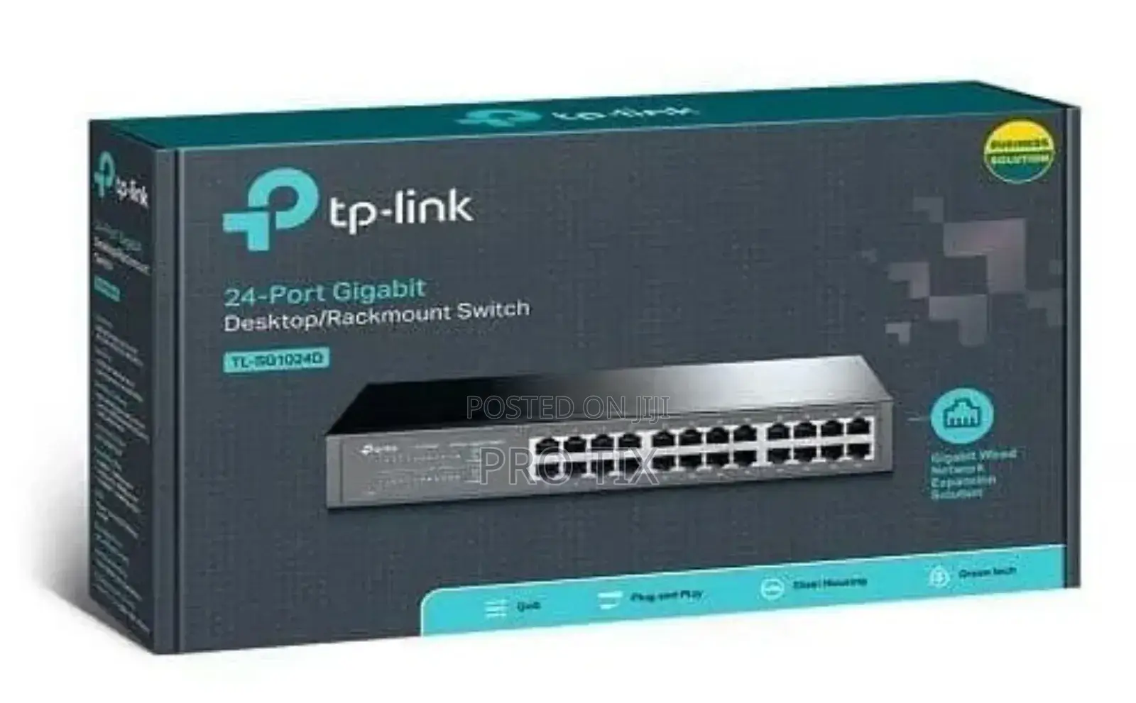 Tp‐Link Tl‐Sg3428mp 24-Port Gigabit Poe+ Managed Switch
