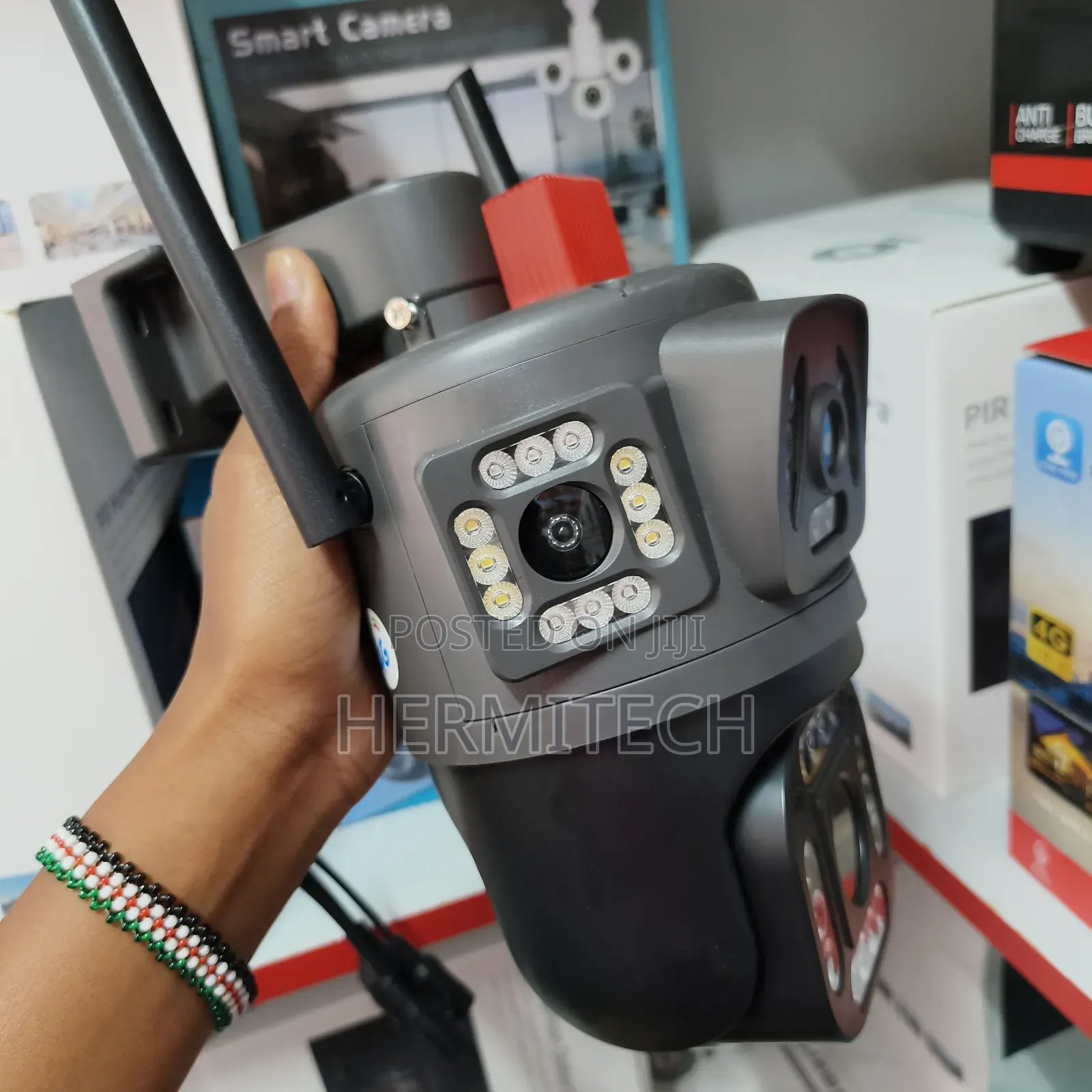 Quality Wifi/4g Enabled Triple Lens CCTV Camera