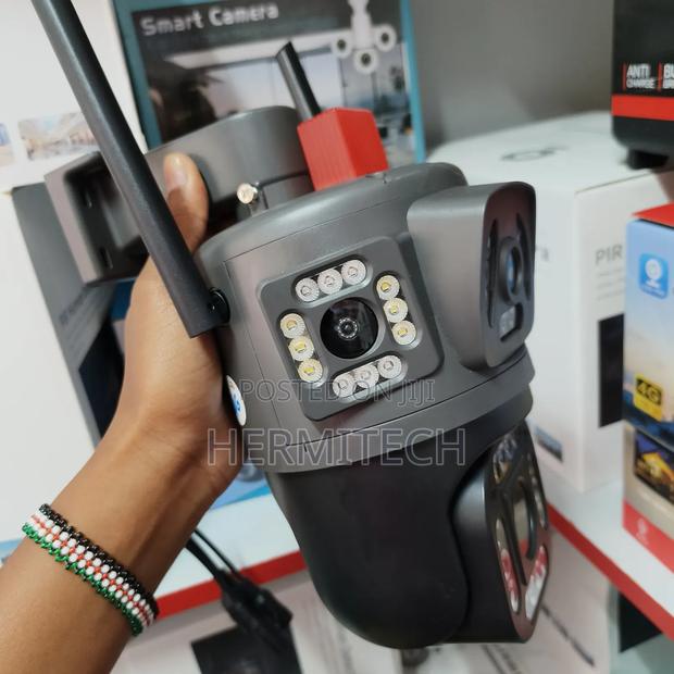 Quality Wifi/4g Enabled Triple Lens CCTV Camera - thumbnail 2