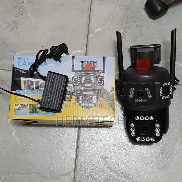 New Model Surveillance Camera With Triple Lens 4g/Wifi Enabled