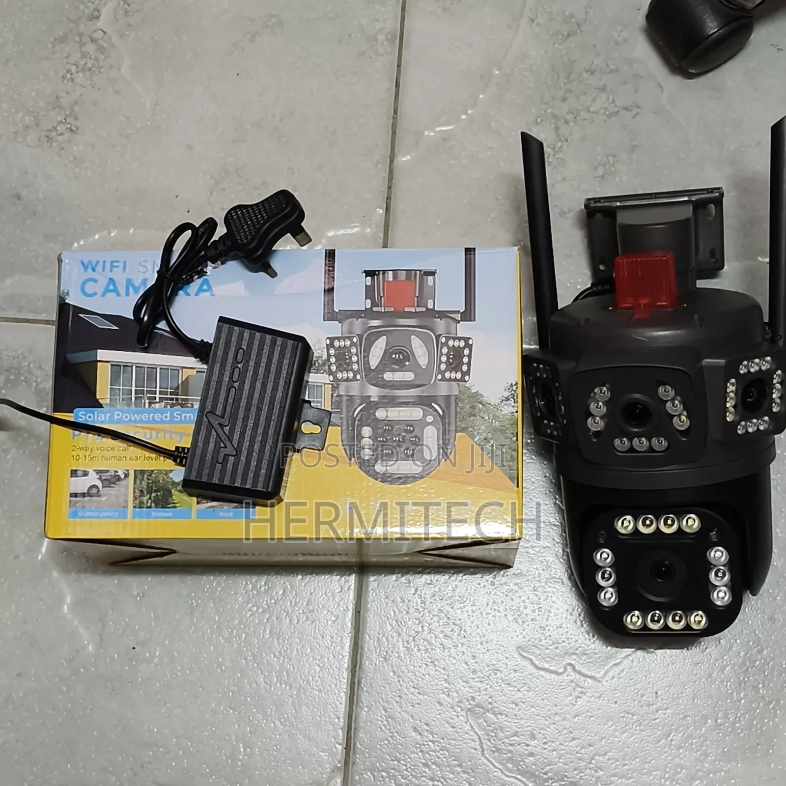New Model Surveillance Camera With Triple Lens 4g/Wifi Enabled