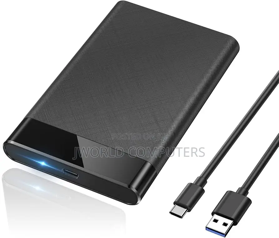 2.5 Inch Sata Hard Drive Enclosure (Usb 3.1 Gen 2-C) Black
