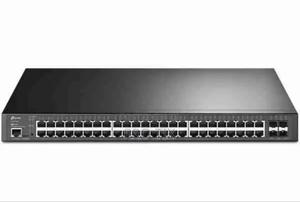 Tp‐Link Tl‐Sg3452xp 48-Port Gigabit L2+ Managed Poe+ Switch+