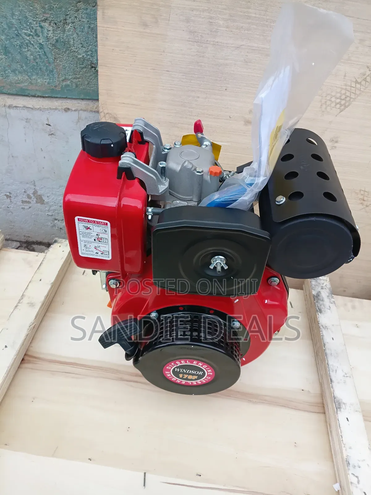 Windsor 178f Air Cooled Concrete Mixer Diesel Engine