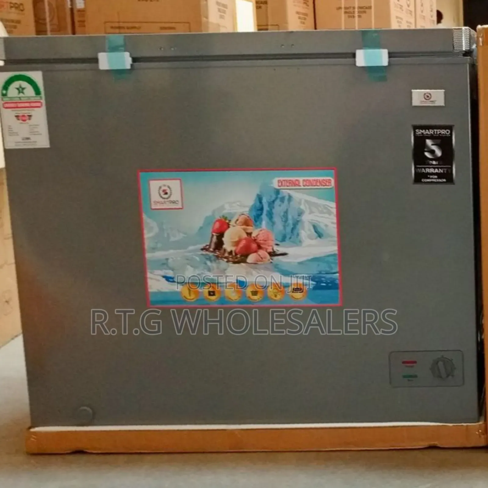 225 L Smart Pro Scf‐275g Freezer – Adjustable Temp Security Lock