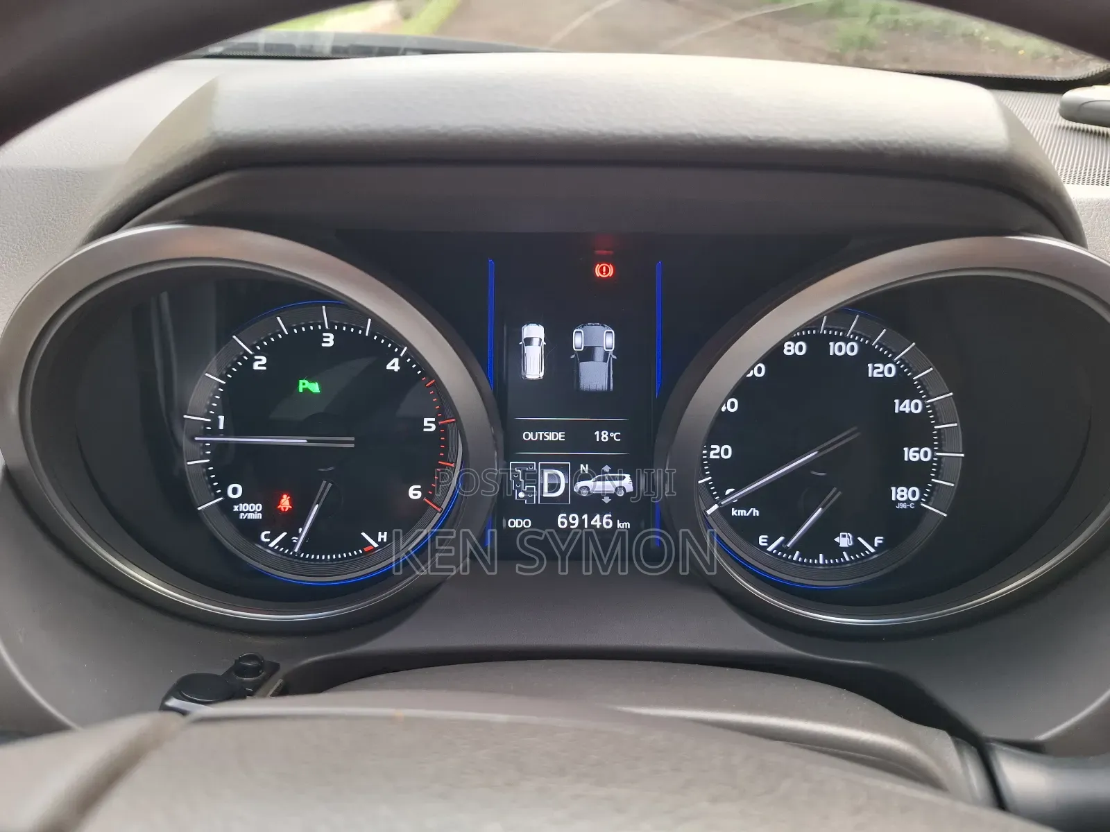 Toyota Land Cruiser Prado 2.8 2017 Black