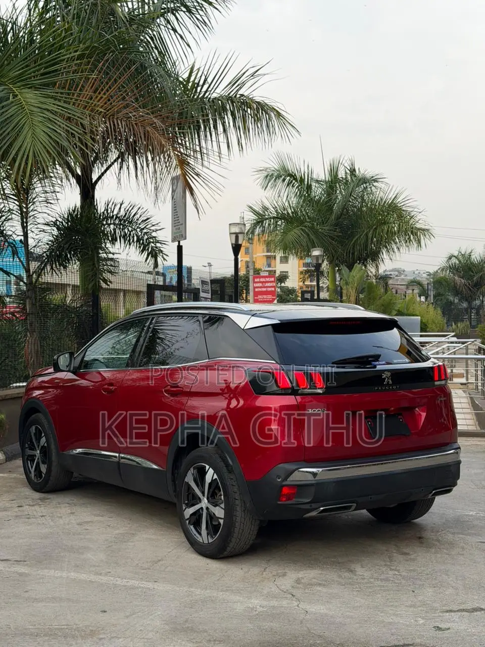 Peugeot 3008 2020 Red