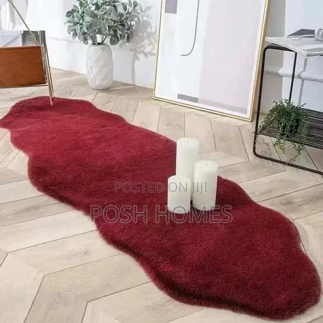 Maroon Quality Sleek Fur Mats