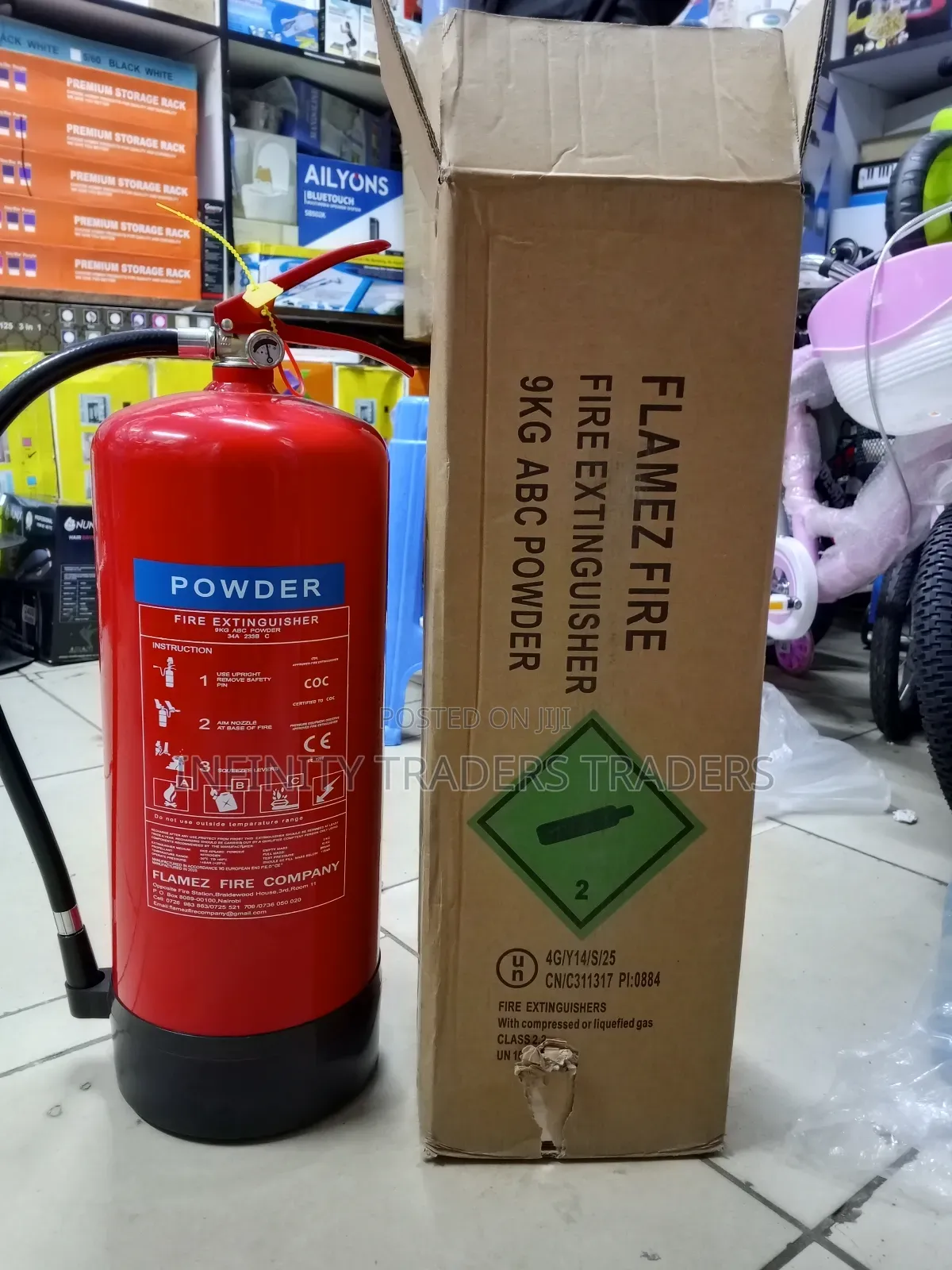 9kg Fire Extinguisher Dry Powder