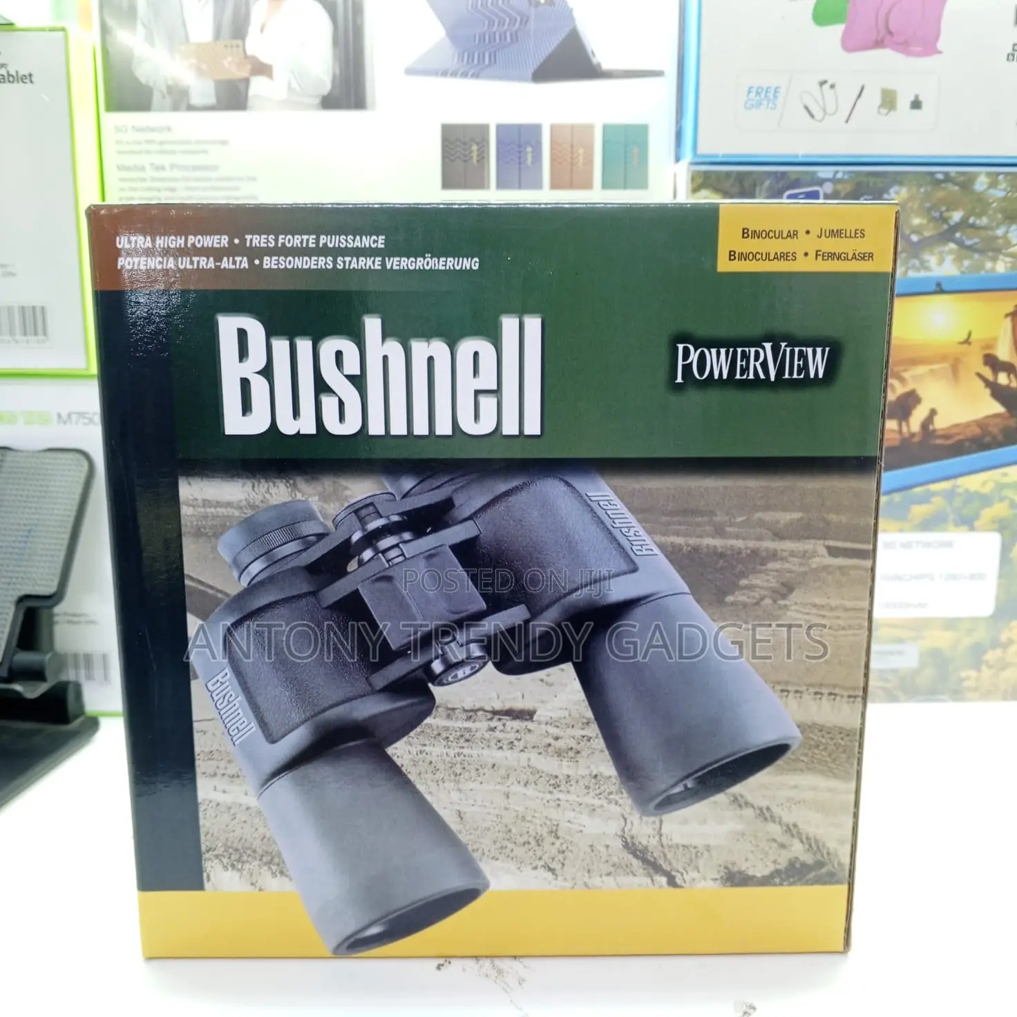 Bushnell 60x Zoom Binoculars For Outdoor Viewing