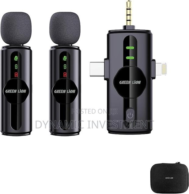 Green Lion Dual Microphone 3 in 1 Display 3 Level Noise Cancelation - thumbnail 2