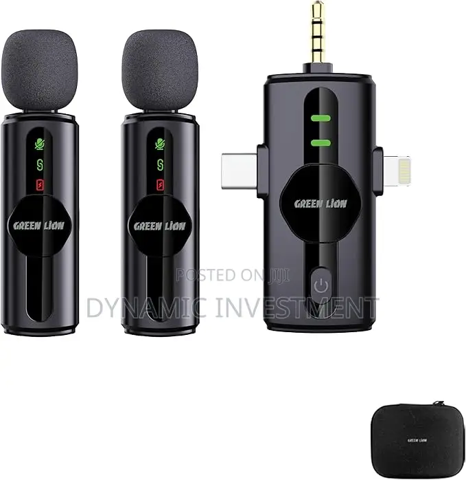 Green Lion Dual Microphone 3 in 1 Display 3 Level Noise Cancelation