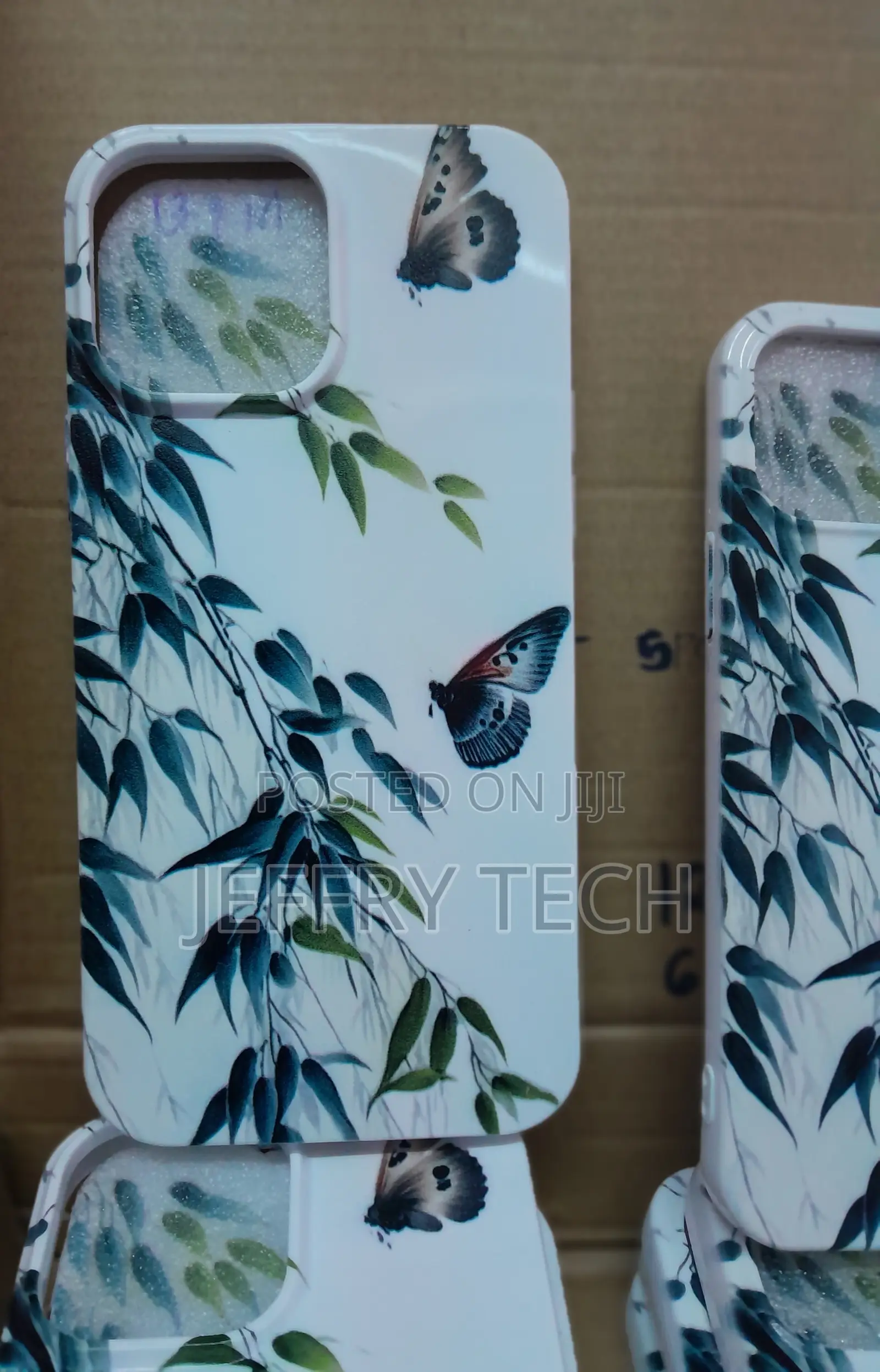 Weras Floral Case for iPhone 13 Pro Max, Flower Branch Pattern