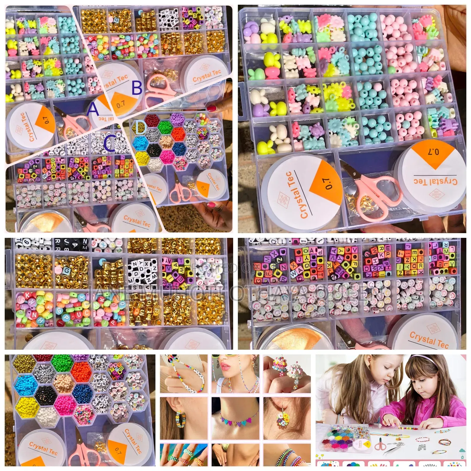 *Clay Beads Different Color Kit,
