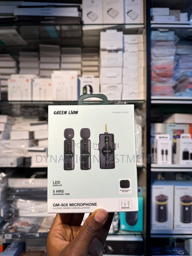Green Lion Microphone 3 in 1 Lightning Head/Usb-a/Usb-C Supported - main view