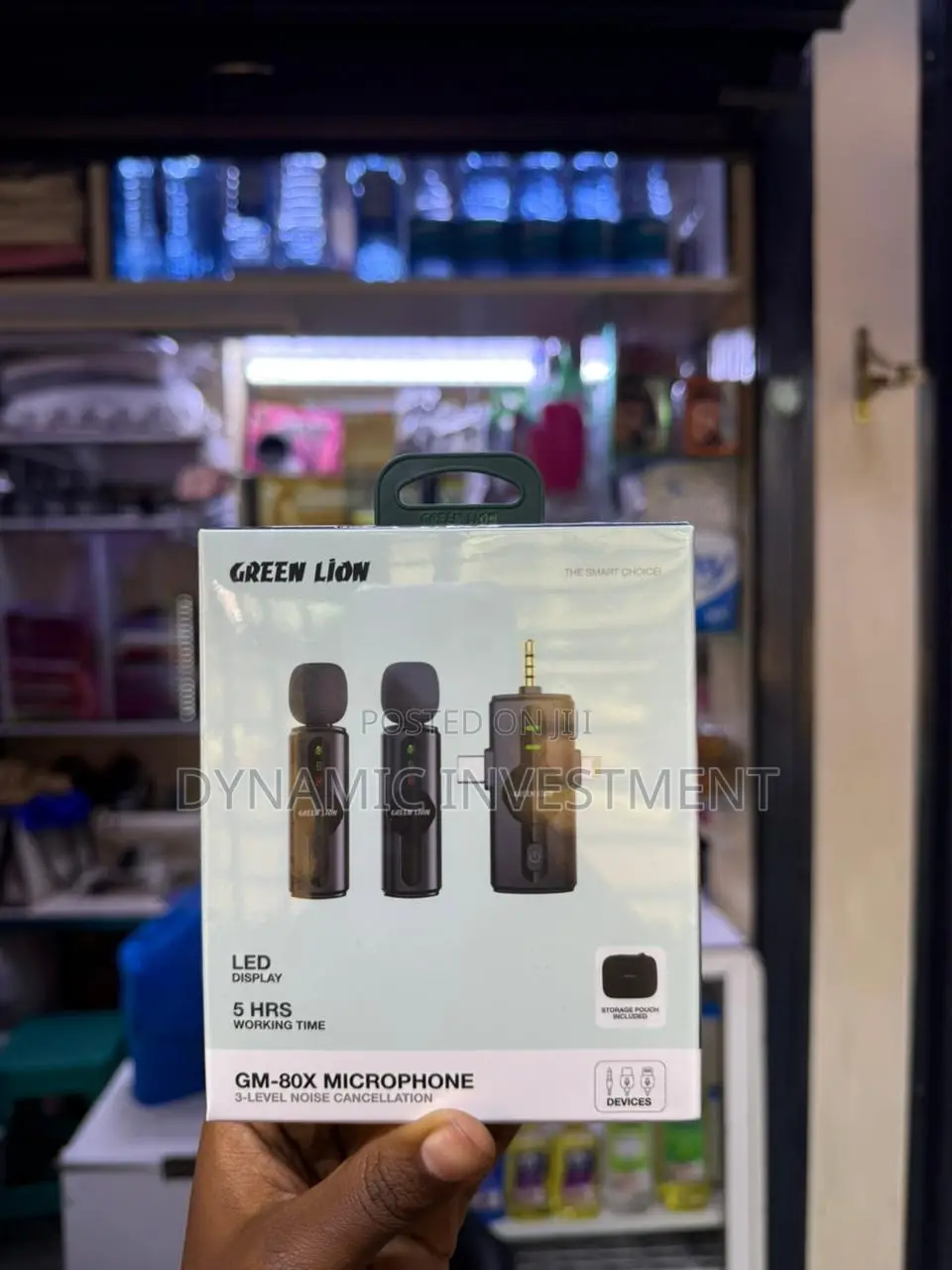 Green Lion Microphone 3 in 1 Lightning Head/Usb-a/Usb-C Supported