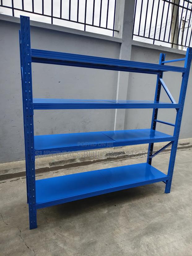 Industrial Metal Storage Shelving Unit - thumbnail 3