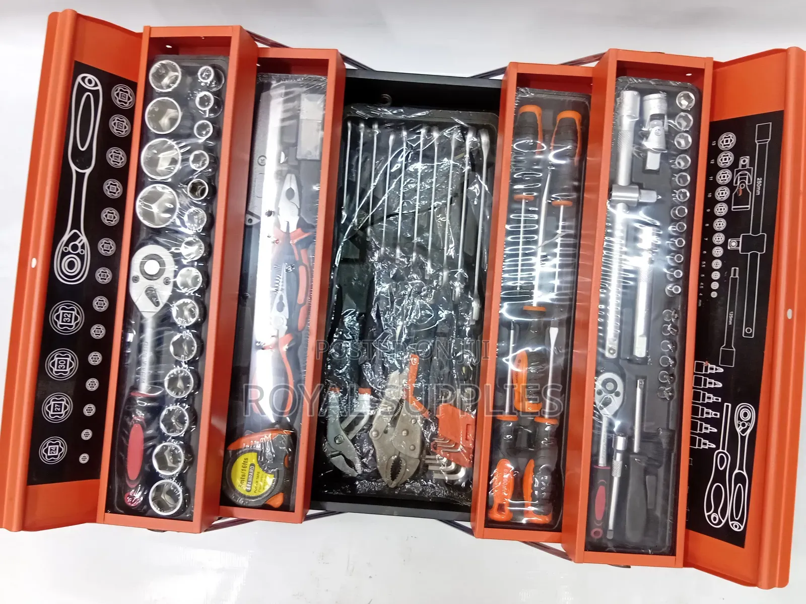 85pcs Mechanical Toolbox / Metallic Chrome Vanadium Toolbox