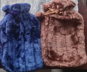 Fluffy Fabric 2-Liter Hot Water Bottles