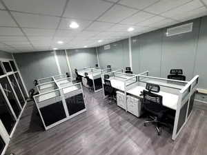 White Workstation Desk