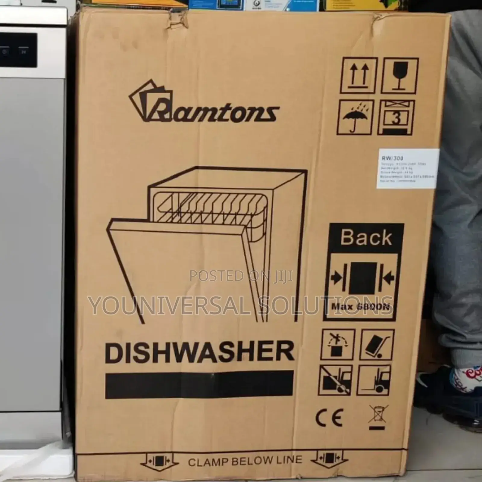 13 Dishes 12 Setting Ramtons Rw 300 Dish Washer